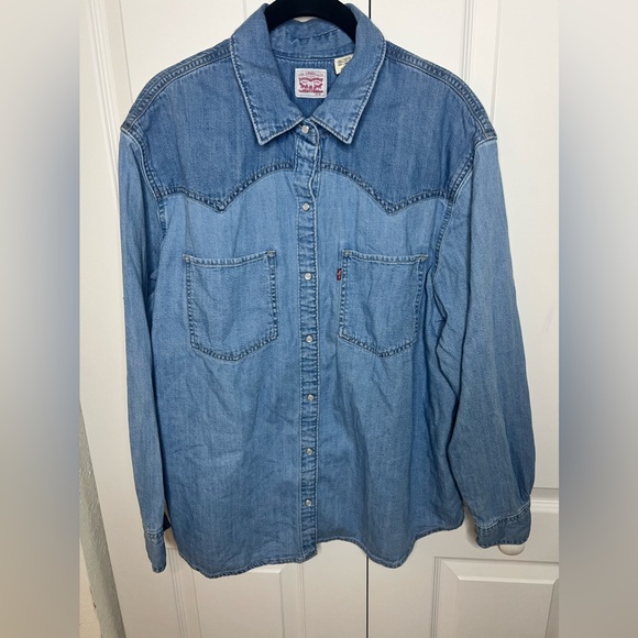 Levi’s Teodora Western Shirt Size XL - Picture 7 of 10